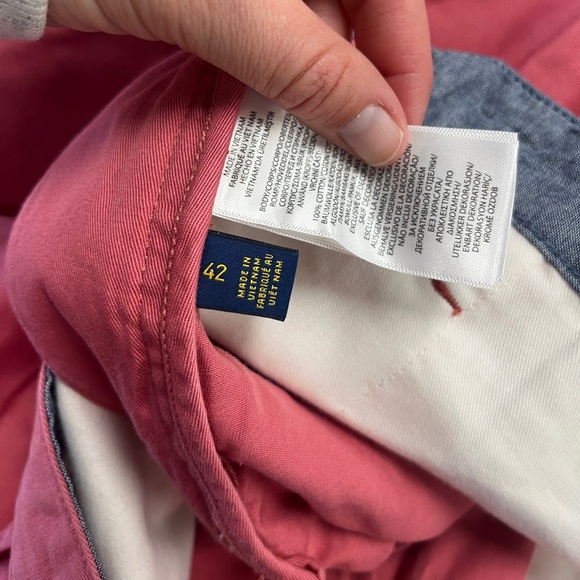 Polo Ralph Lauren NWT Relaxed Fit 10" Chino Shorts Men`s Size 42 Red - Picture 6 of 11